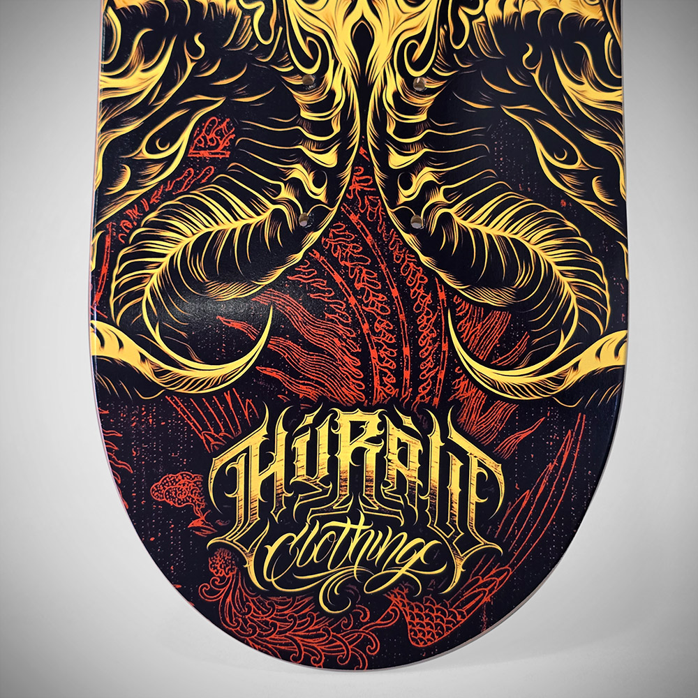 Skateboard déco HORNED GODS