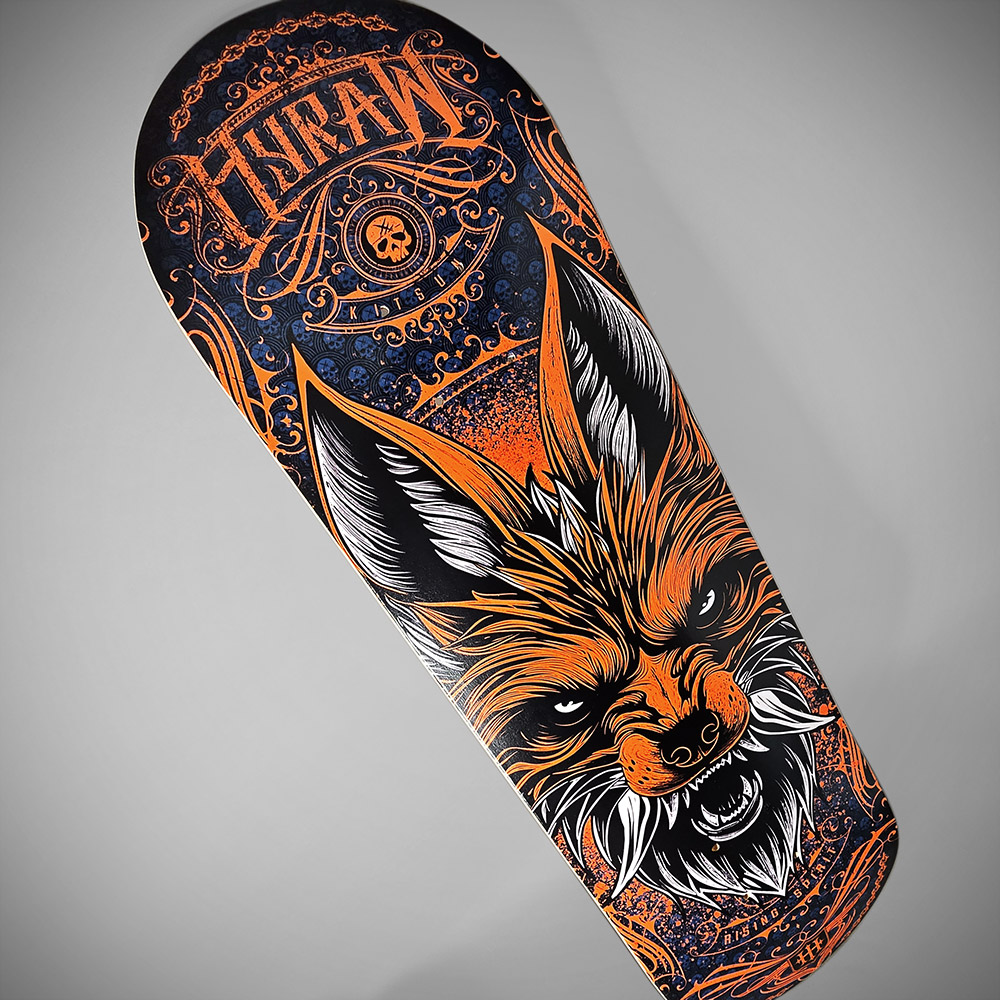 Skateboard déco KITSUNE
