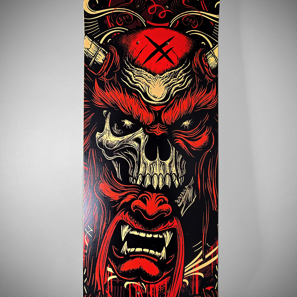 Skateboard déco RED PHANTOM