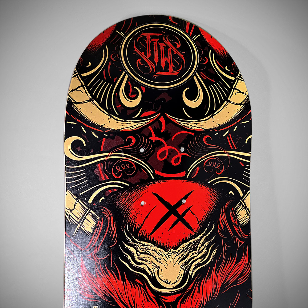 Skateboard déco RED PHANTOM