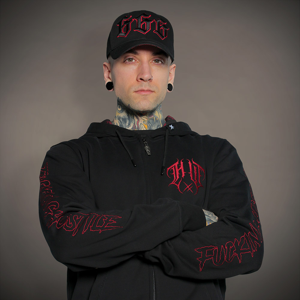 Sweat zippé METALHEAD FOR LIFE