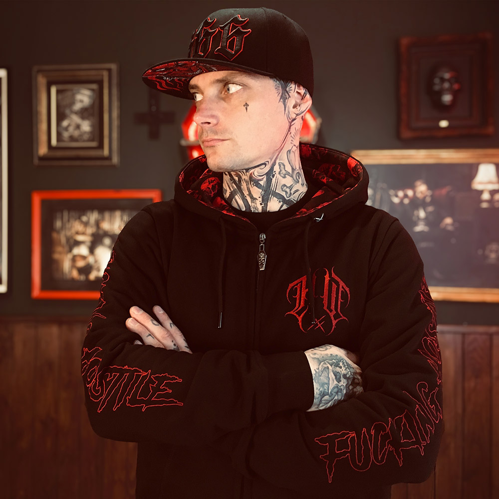 Sweat zippé METALHEAD FOR LIFE