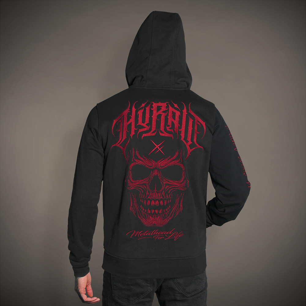 Sweat zippé METALHEAD FOR LIFE