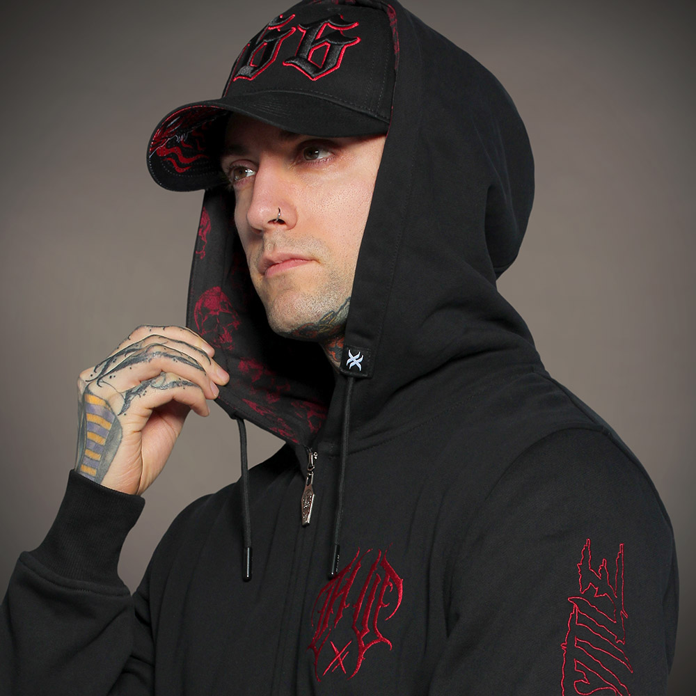 Sweat zippé METALHEAD FOR LIFE
