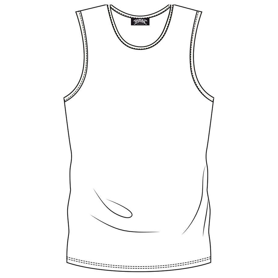 Débardeur uni blanc (3XL)