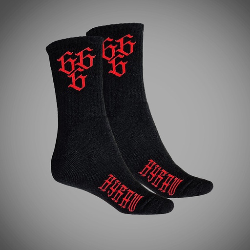 [FW21-A29-SCKS] 666 CLASSIC RED Socks